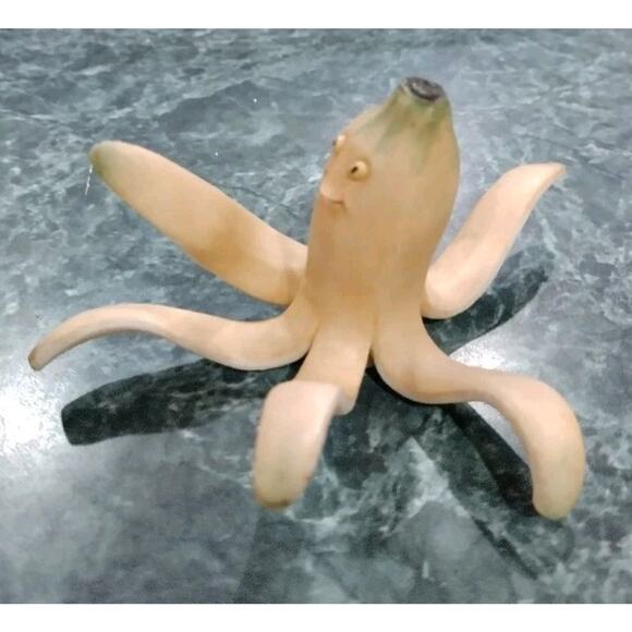 Enesco Home Grown Banana Octopus Figurine - Picture 2 of 5